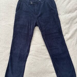 Men's Navy Corduroy Pants
